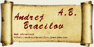 Andrej Bracilov vizit kartica